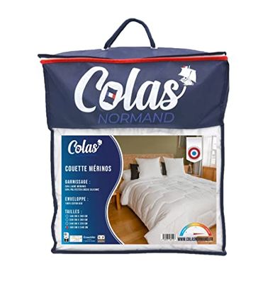COLAS NORMAND | Warm Quilt 260 x 240 cm Organic Cotton and Merino Wool Comfort and Warmth