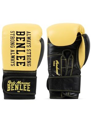 Benlee Leather 199511 Gants de Boxe en Bois Dur Jaune/Noir