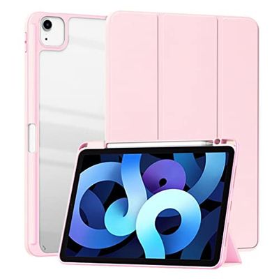 Visaccy Custodia a marchio Amazon per iPad Air 4 Generation 10,9 pollici (2020)/iPad Air 5 Generation 10,9 pollici (2022) con portapenne, custodia in pelle con supporto, custodia protettiva supporta