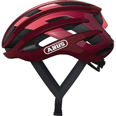 ABUS AirBreaker Racefiets Helm - Hoogwaardige Fietshelm voor Professionele Wielrenners - Unisex, voor Dames en Heren - Rood, Maat L