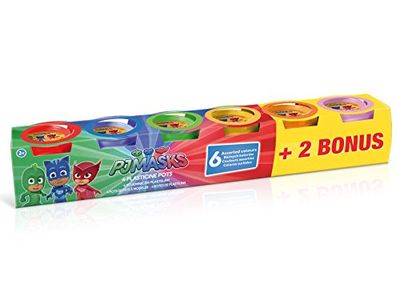Canal Toys PJ Maskers 4 potten om te modelleren + 2 bonus, Pjc 004