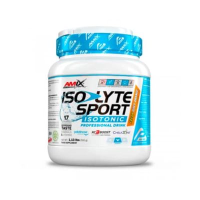 AMIX - Suplemento desportivo - IsoLyte Energy Sport Drink em formato de 510 g - Ajuda a melhorar o desempenho e a resistência muscular - Contém palatinosa - sabor a laranja