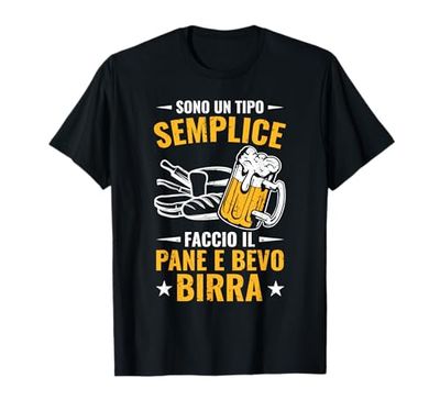 Baker Divertente Panettiere Fornaio Faccio Pane E Bevo Vino Maglietta