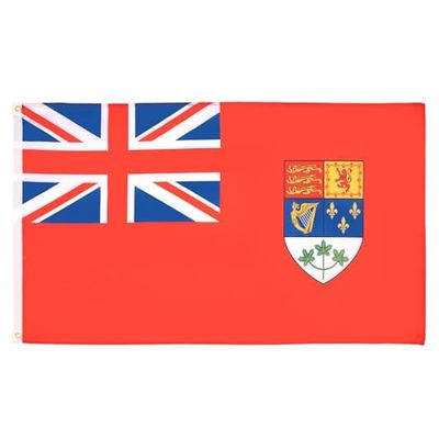 AZ Flag Kanada WWII flagga 90 x 60 cm - kanadensisk krigsflagga 60 x 90 cm - flaggor