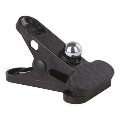 EGLO Morsetto per lampada da parete a LED Muraglie, accessori a batteria, morsetto flessibile in plastica, colore nero