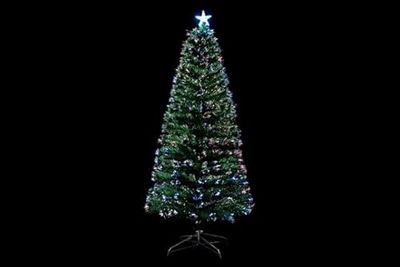 Partenope Srl Albero Nat LED Multicolor 150cm, Come Foto, Unica