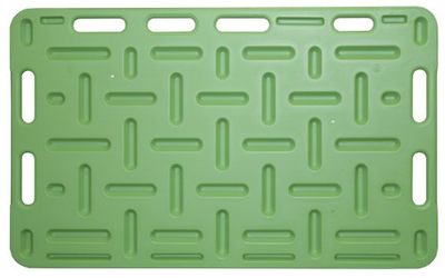 Tabla de derivación, 126 x 76 cm, color verde