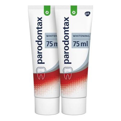 Parodontax Tandpasta Whitening tegen Bloedend Tandvlees 2 x 75 ml
