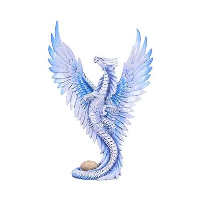 Nemesis Now Anne Stokes Age dorosły srebrny smok figurka biała, jeden rozmiar