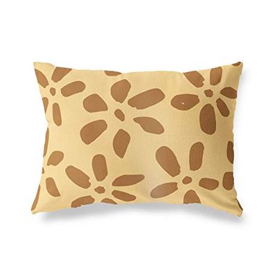 BonaMaison Fundas para Cojínes, Tonos Marrones Funda de Almohada para Sofá Coche Silla Oficina Cama Decorativa Moderna Decoración del Hogar, 35x50 Cm - Diseñado y Fabricado en Turquía