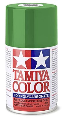 TAMIYA 86025 PS-25 Verde Chiaro Policarbonato 100ml – Vernice spray per modellismo in plastica, modellismo e accessori fai da te, colori spray per modellismo