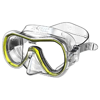 Seac Giglio, Duikmasker voor Volwassenen en Jongere Duikers om te Snorkelen of Scubaduiken