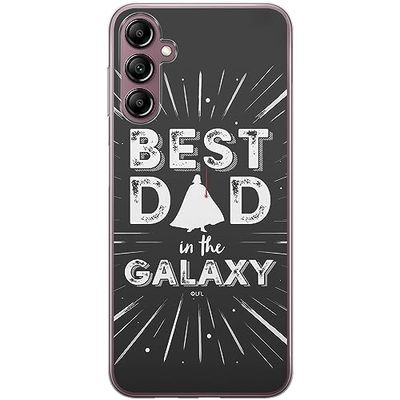 ERT GROUP mobiltelefonfodral för Samsung A14 4G/5G originalt och officiellt licensierat Star Wars mönster Darth Vader 005 anpassad till formen på mobiltelefonen, fodral tillverkad av TPU-plast