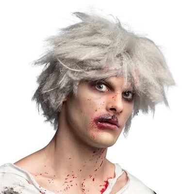Boland 85611 - Peruka Zombie wykonana z syntetycznych włosów, dodatek na Halloween, kostiumy, karnawał, imprezę tematyczną