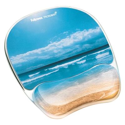Fellowes Foto Gel muismat polssteun met MICROBAN - zandstrand (9179301)