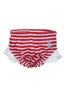 fashy little stars Baby - meisjes herbruikbare badluier baby en peuter zwemluier, rood/wit, 74-80 EU, rood/wit, 74/80 cm