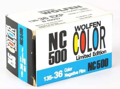Filme original WOLFEN (ORWO) NC500 cor 35 mm (400/27 ISO) para 36 imagens coloridas