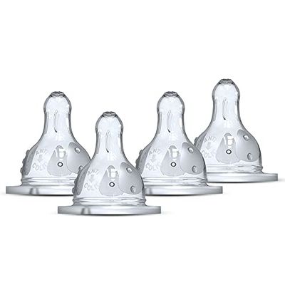 Dodie Lot De 4 Tétines Rondes Anti-coliques Initiation Débit 3 - Rapide