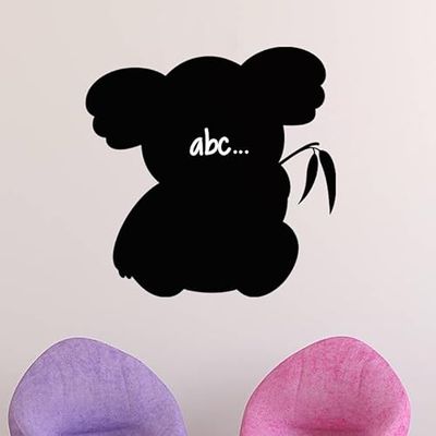 Ambiance - Adhesivo decorativo para pizarra (55 x 55 cm), color negro