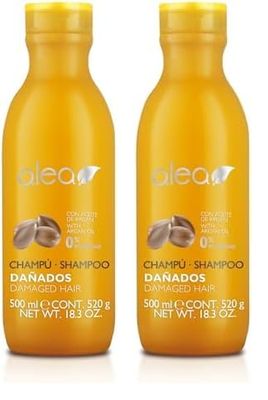 Alea Shampoo Capelli danneggiate – 500 ml (Confezione da 2)