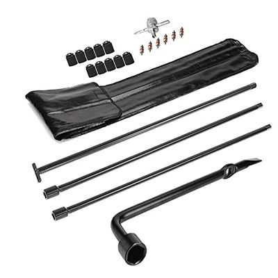 Dr.Roc Compatibel met reservebanden gereedschapsset met reserveband jack handvat en wielwielmoersleutel 2005-2019 Nissan Frontier Titan Pathfinder 2005-2015 Amanda Xterra en Infiniti 2013-2020