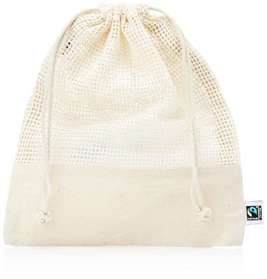 BIDBI Fairtrade & GOTS Organic Small Mesh Pouch 30cm x 25cm