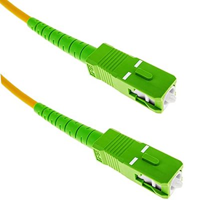 BeMatik - 1 m OS2 single mode 9/125 single mode simplex 9/125 SC/APC glasvezelkabel