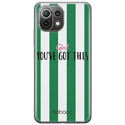 ERT GROUP mobiel telefoonhoesje voor Xiaomi 11 LITE 4G/5G origineel en officieel erkend Babaco patroon Positive vibes 004 optimaal, hoesje is gemaakt van TPU
