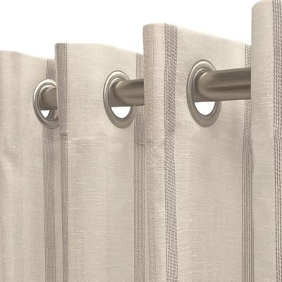Alexandra House Living Cortina Rebeca Gris 400 x 270 x 1 cm Translúcido D1626159 - EAN: 8435767265843