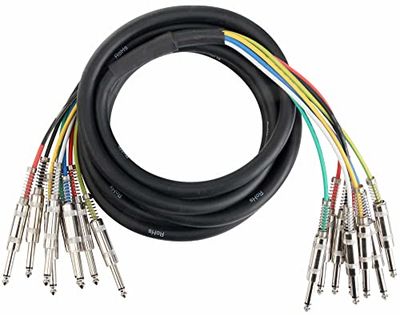 Pronomic Stage MJJ8-3 Câble Jack Multicore (8), 3m