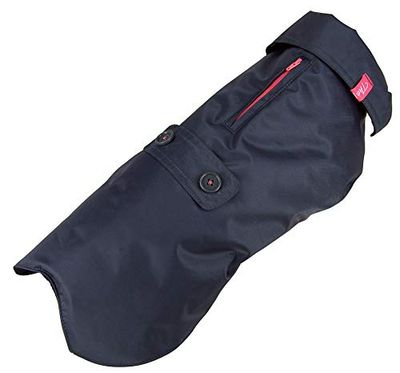 Wouapy - Abrigo Encerado Gris de Wouapy en Talla XS Que Protege a su Perro de Las Intemperies para Perro