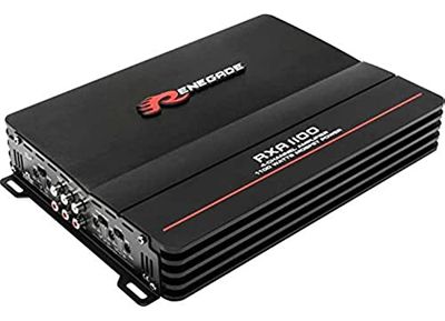 Renegade RXA1100 amplificador para coche - amplificadores para coche (Negro, 50-250 Hz, 50-250 Hz, 0-12 dB)