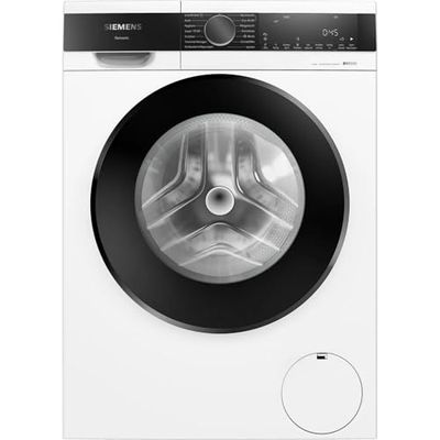 Siemens WG44G2F41, iQ500, wasmachine 9 kg, 1400 rpm, automatische vlekverwijdering, minder strijken met smartFinish, varioSpeed voor snel wassen, i-Dos, bijvulfunctie, aquaStop, wit