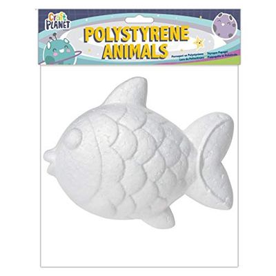 Craft Planet Forma de poliestireno, branco, Goldfish