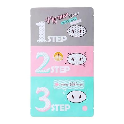 Holika Holika. Kit anti-points noirs en 3 étapes Clear Black Head 3Step Kit