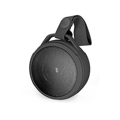 JAZ SBS Speaker Wizard da 3W, Cassa Musica Water Resistant IPX6, Altoparlante Wireless con Laccetto e Cavo di Ricarica, Nero