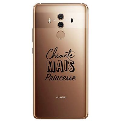 Zokko Beschermhoes voor Huawei Mate 10 Pro Chiante Maar prinses, zacht, transparant, wit