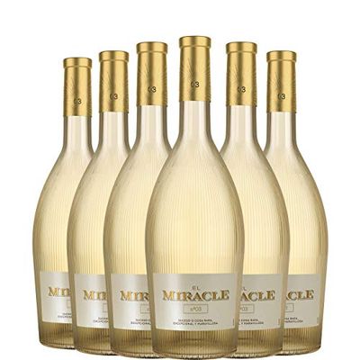 El Miracle Nº3 Vino Blanco Premium D.O. Valencia caja 6 botellas 75 cl.