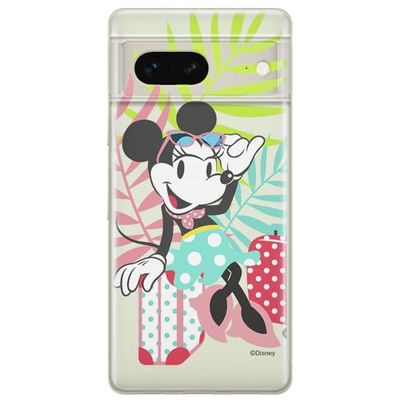 ERT GROUP mobiel telefoonhoesje voor Google PIXEL 7 origineel en officieel erkend Disney patroon Minnie 029 optimaal aangepast aan de vorm van de mobiele telefoon, gedeeltelijk bedrukt