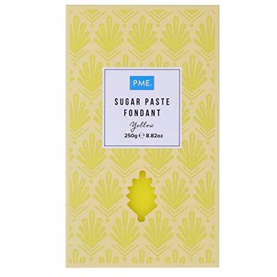 PME - Pasta di zucchero fondente – Giallo 250g