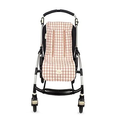 Walking Mum. Matelas pour poussette Remy. Doublure pour poussette anti-transpiration pour l'été. Utilisation universelle. Couleur : rose. Dimensions : 32 x 80 cm.