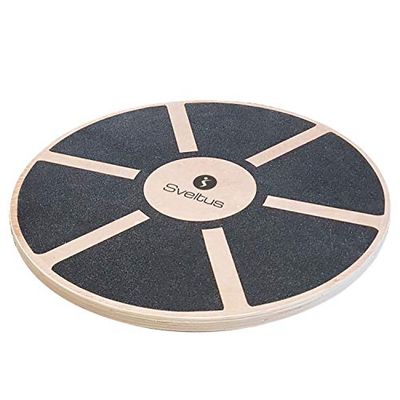 Sveltus Drewniany bączek balansowy Ø 39 cm Balance Board Trening równowagi