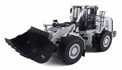 Amewi 22541 - Pala idraulica G921H, interamente in metallo, 4WD, 1:16, 2,4 GHz, RTR, colore: Bianco