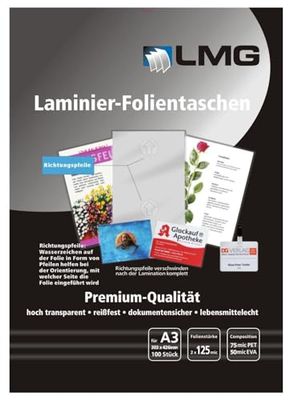 LMG LMGA3-125-PF LMG lam.Pellicola A3 125mic,Freccia