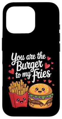 Eres la hamburguesa de mis papas fritas - Comida divertida Carcasa para iPhone 16 Pro