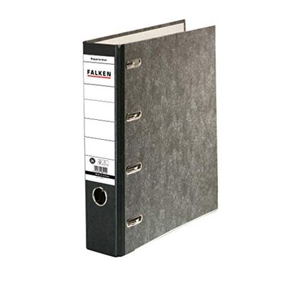 Falken PP - Classeur double - En plastique - 7 cm de large Dossier de recyclage 1er Pack Noir