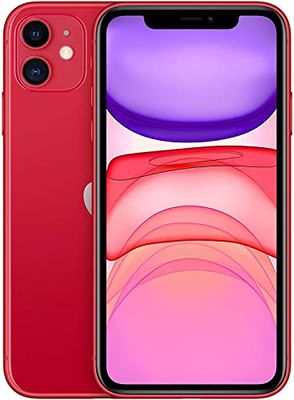 Apple iPhone 11, 64GB, Red - Unlocked (Renewed Premium)