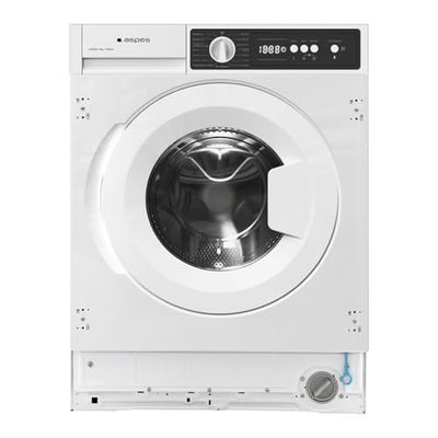 Aspes Lavadora 8Kg Carga Frontal Blanco ALI8200A. 2100W, 1200rpm, 15 Programas, Función Stop&Go, Clase de Eficiencia Energética A