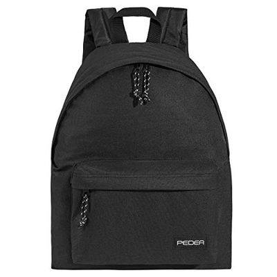 PEDEA Freizeit - Mochila Unisex con 24 L y Notebookfach bis 13,3 Zoll (33,8 cm), Color Negro