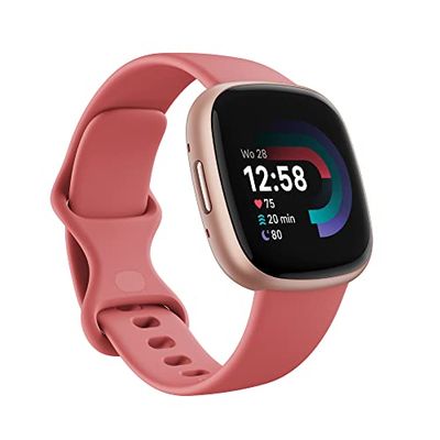 Fitbit Versa 4 - Sportieve smartwatch met ingebouwde gps en een batterijduur tot 6 dagen. Compatibel met Android en iOS.